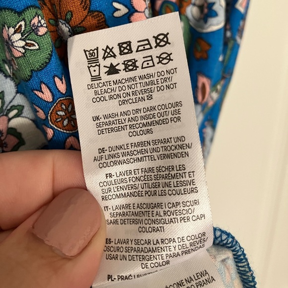 Boden Amelie Floral Jersey Dress Size 12 Pockets Floral Knee Length - Picture 6 of 7